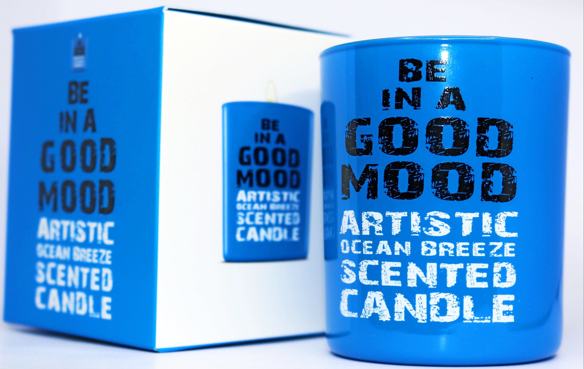 Be in a Good Mood Artistic Ocean Breeze Scented Candle