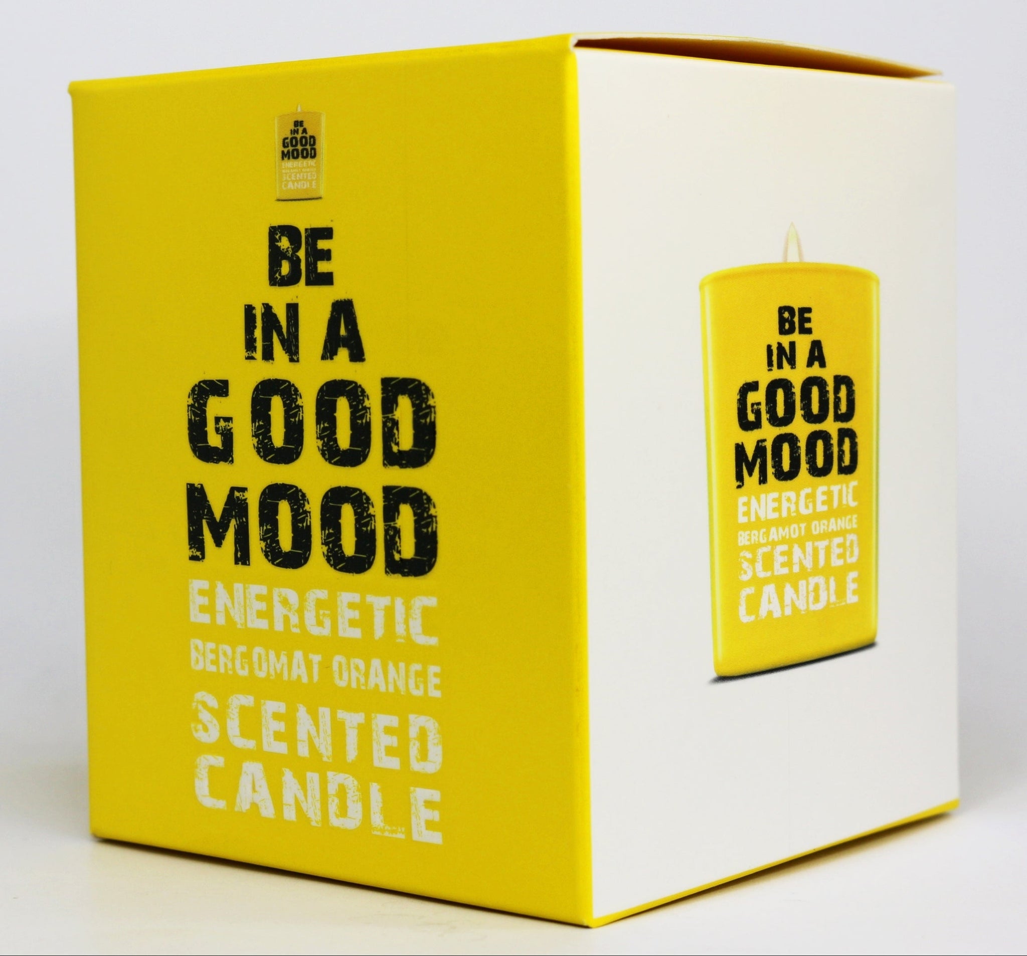 Be in a Good Mood Energetic Bergamot & Orange Scented Candle