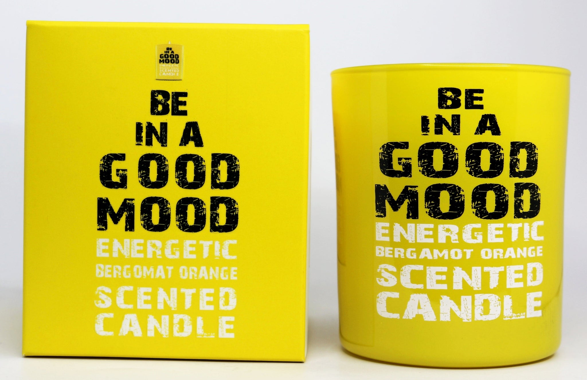 Be in a Good Mood Energetic Bergamot & Orange Scented Candle