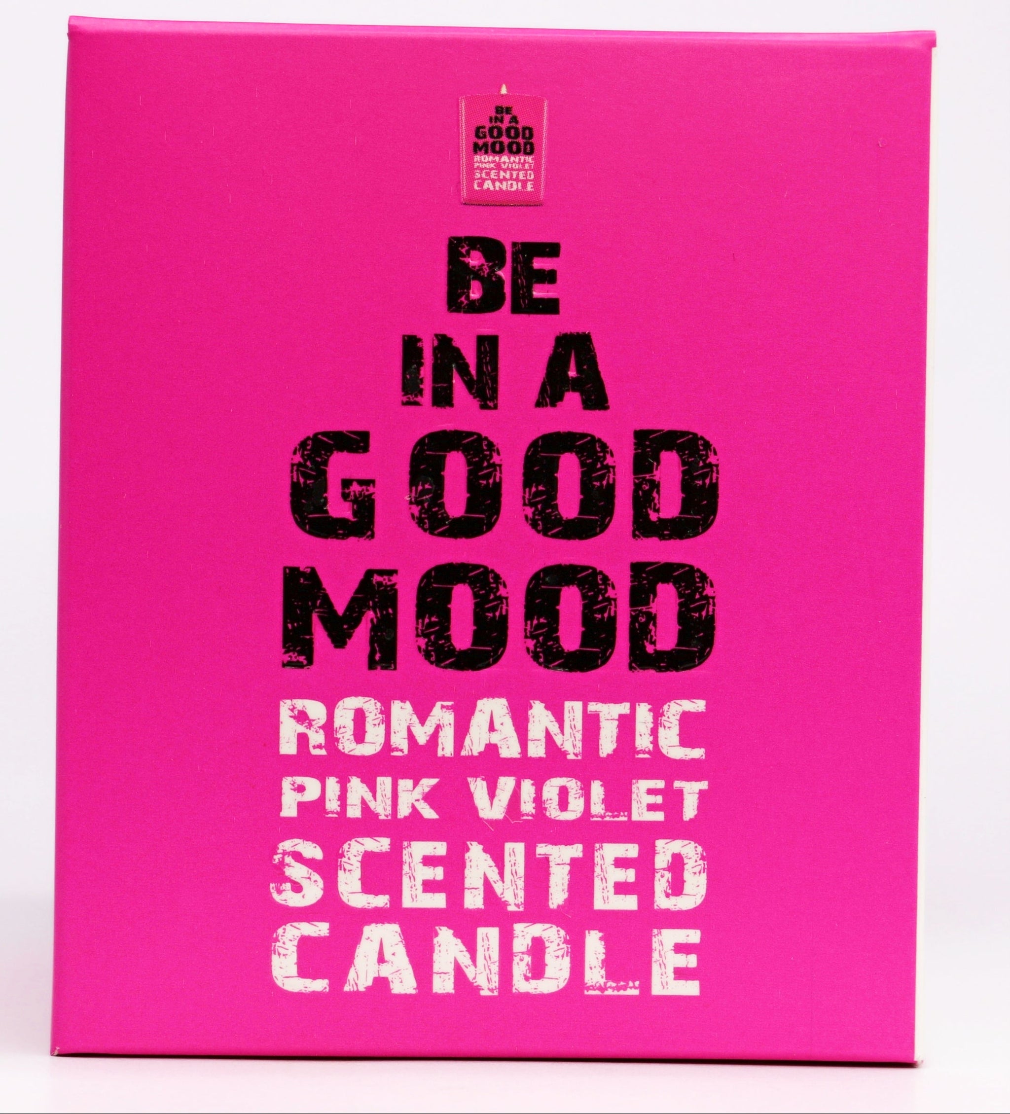 Be in a Good Mood Romantic Pink Violet Scented Candle