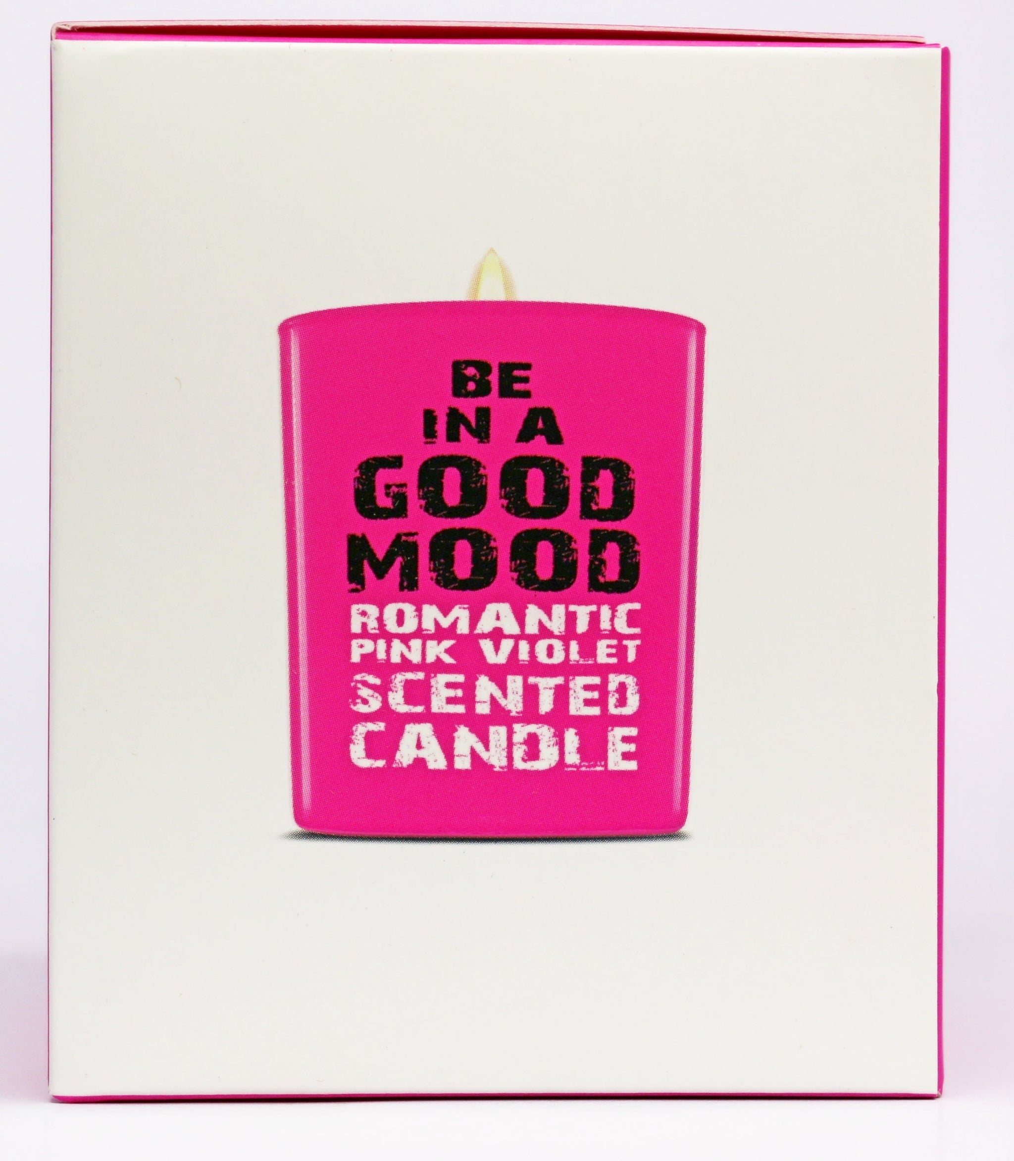 Be in a Good Mood Romantic Pink Violet Scented Candle