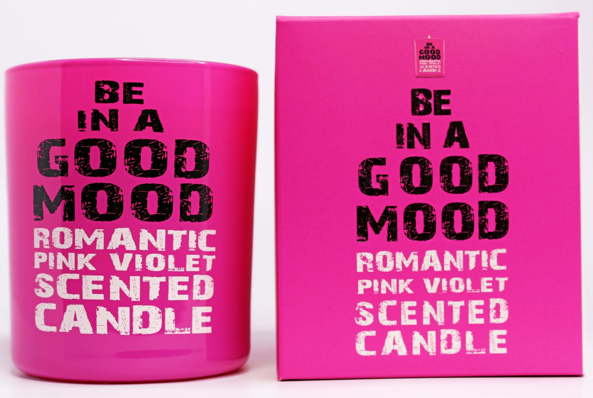 Be in a Good Mood Romantic Pink Violet Scented Candle