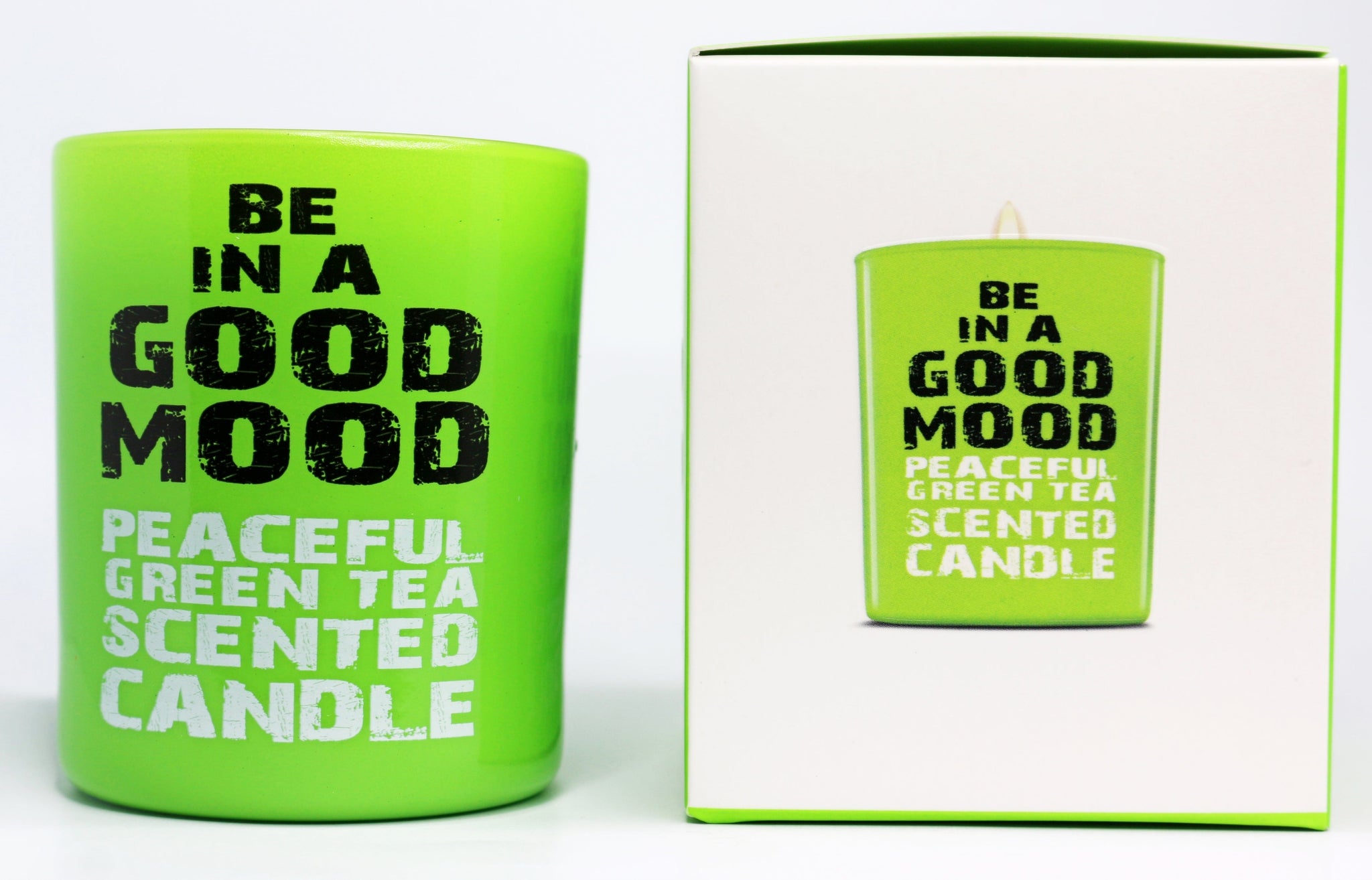 Be in a Good Mood Peaceful Green Tea Scented Candle