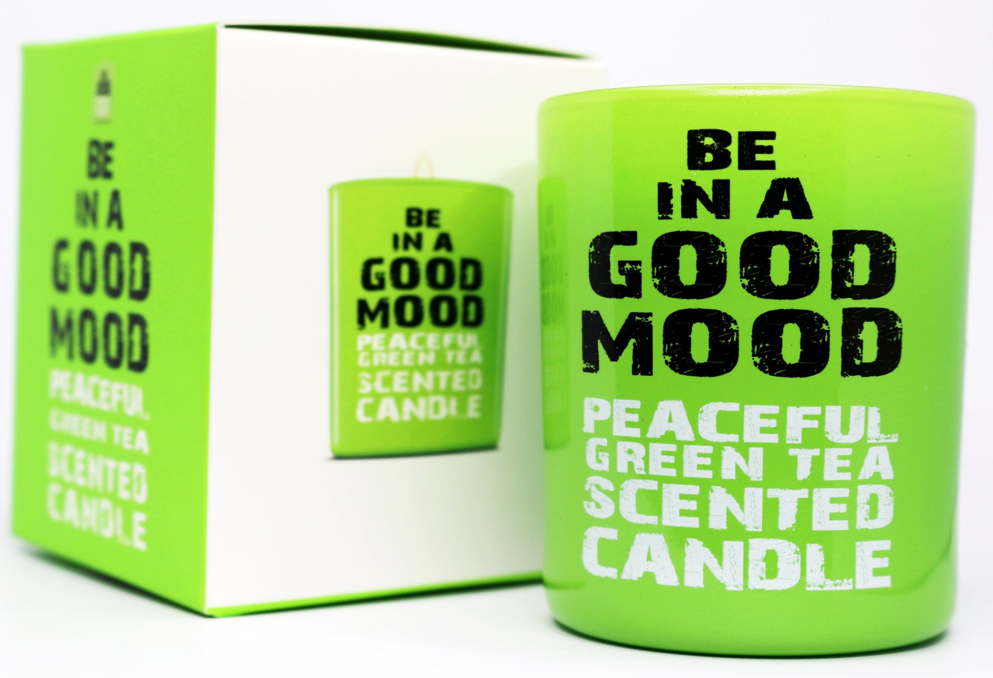 Be in a Good Mood Peaceful Green Tea Scented Candle