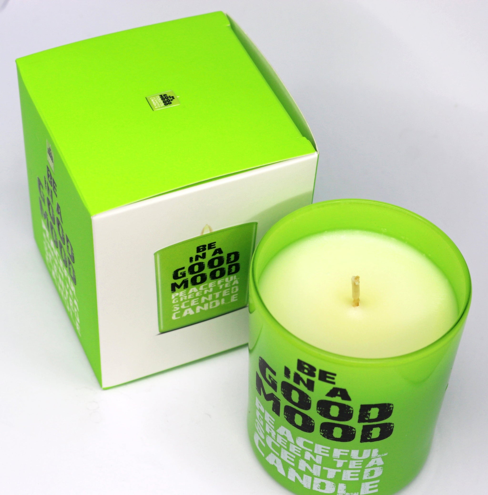 Be in a Good Mood Peaceful Green Tea Scented Candle