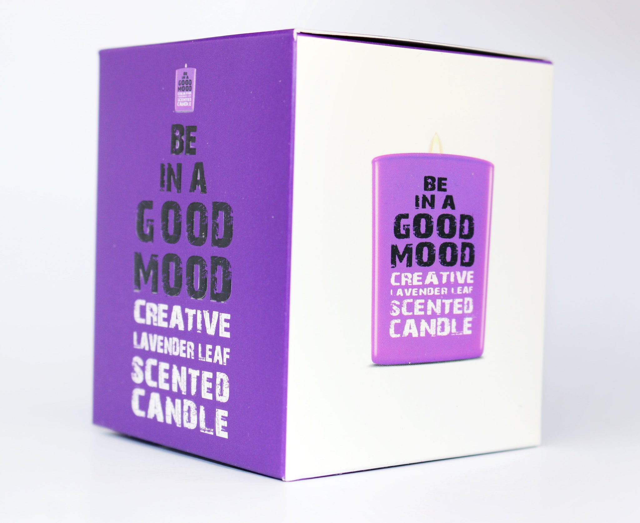 Be in a Good Mood Creative Lavender Leaf Scented Candle