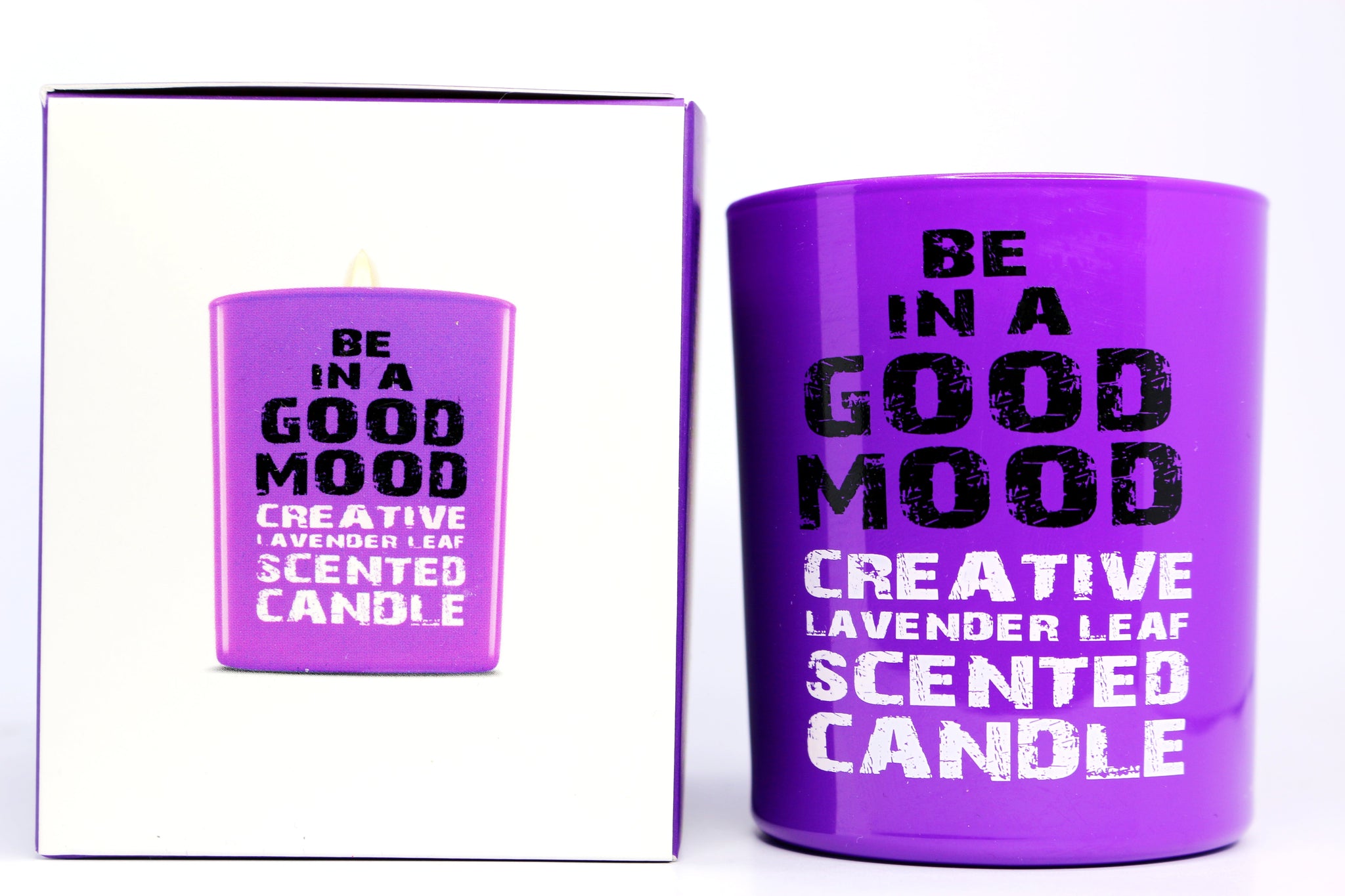 Be in a Good Mood Creative Lavender Leaf Scented Candle