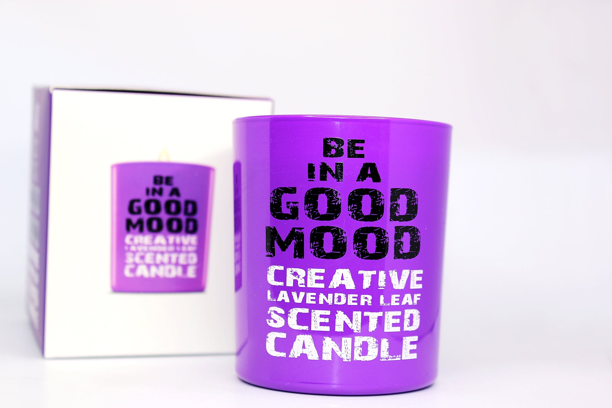 Be in a Good Mood Creative Lavender Leaf Scented Candle