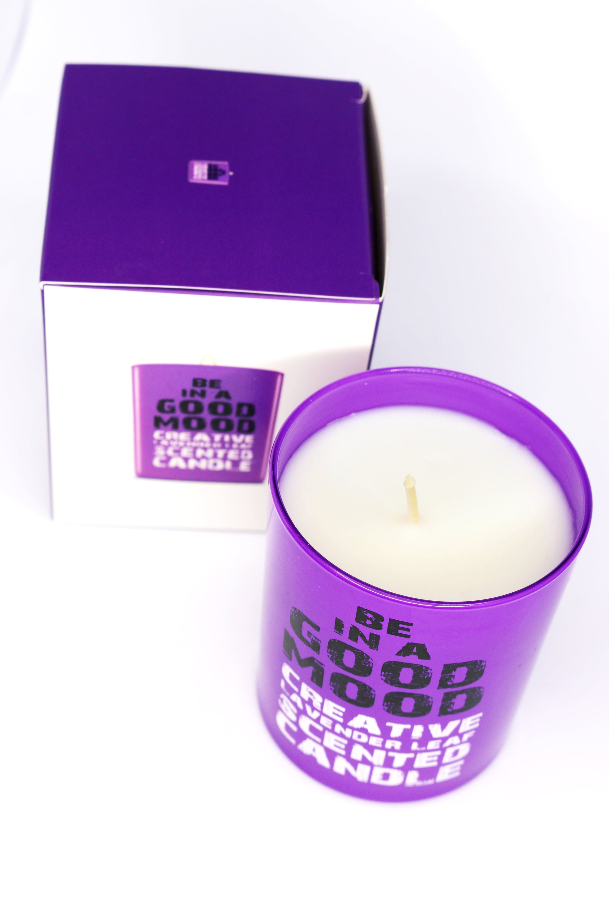 Be in a Good Mood Creative Lavender Leaf Scented Candle