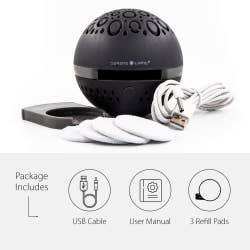 Green Air AromaSphere Grey Essential Oil Cordless Diffuser