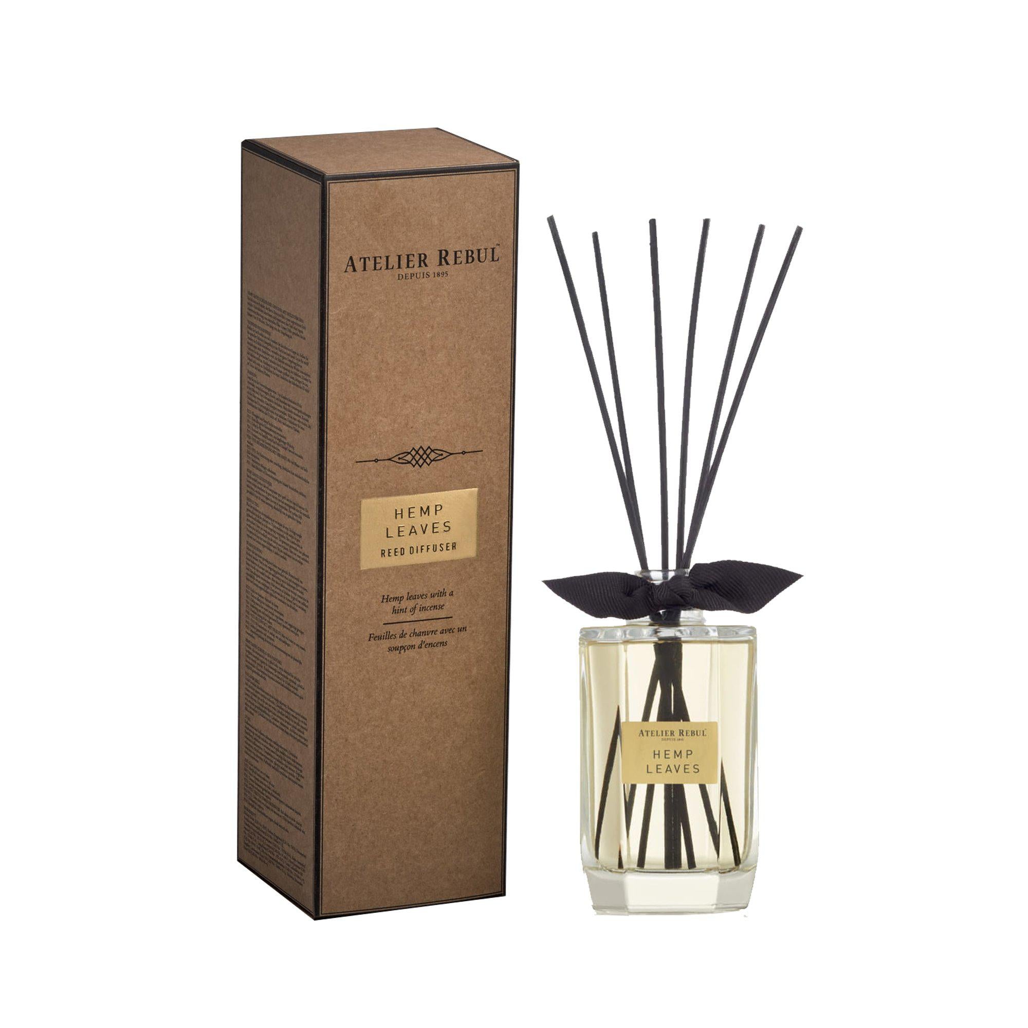 Hemp Leaves Fragrance Sticks 200ml | Atelier Rebul Webshop
