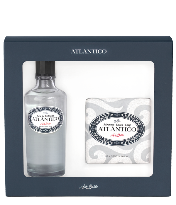Ach Brito Atlantico Gift Box Eau De Cologne 100ml & 125g Soap By Ach Brito