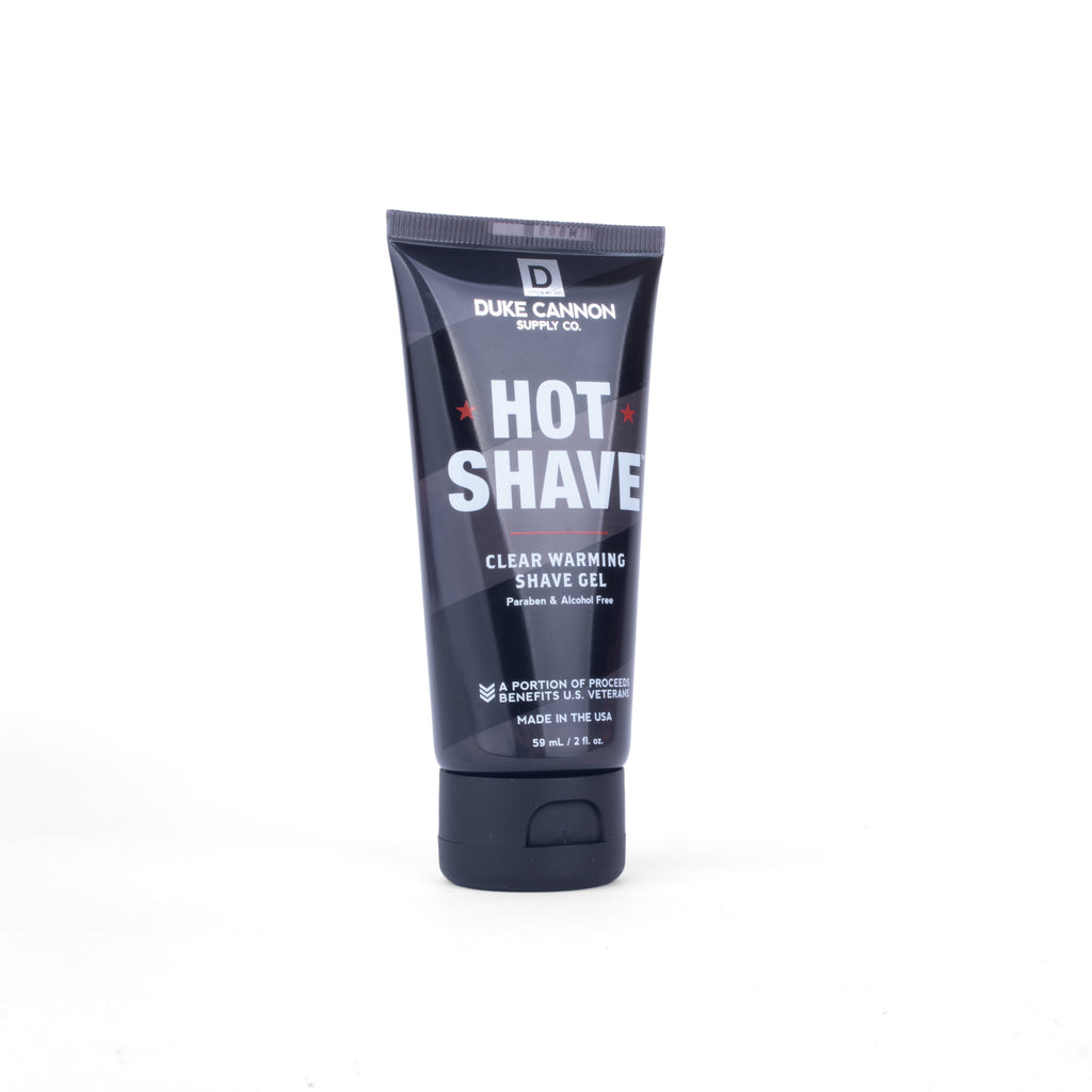 Duke Cannon Hot Shave Clear Warming Shave Gel Travel Size 59ml