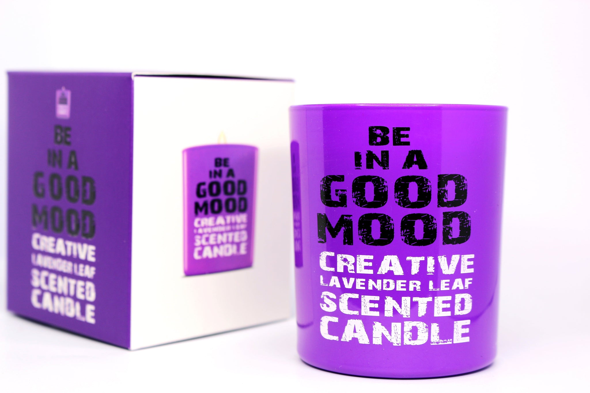 Be in a Good Mood Creative Lavender Leaf Scented Candle