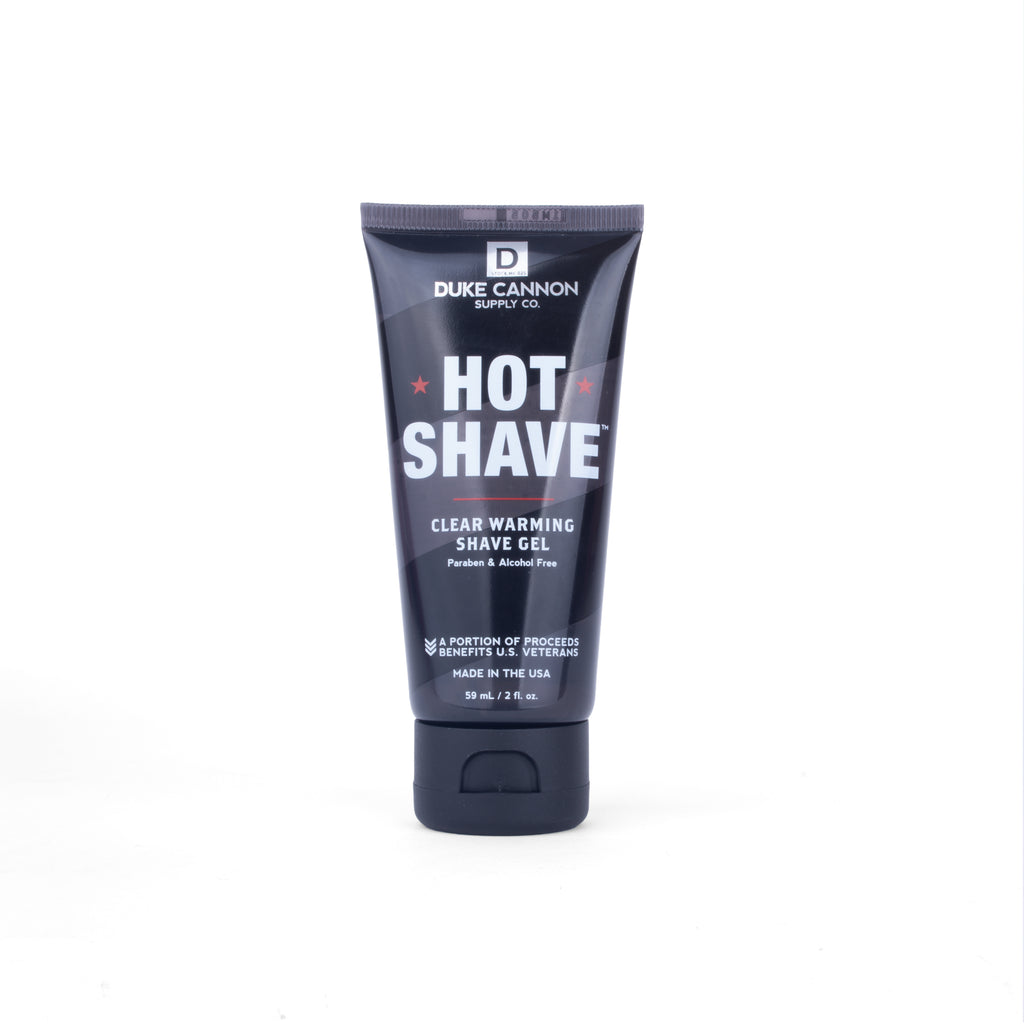 Duke Cannon Hot Shave Clear Warming Shave Gel Travel Size 59ml
