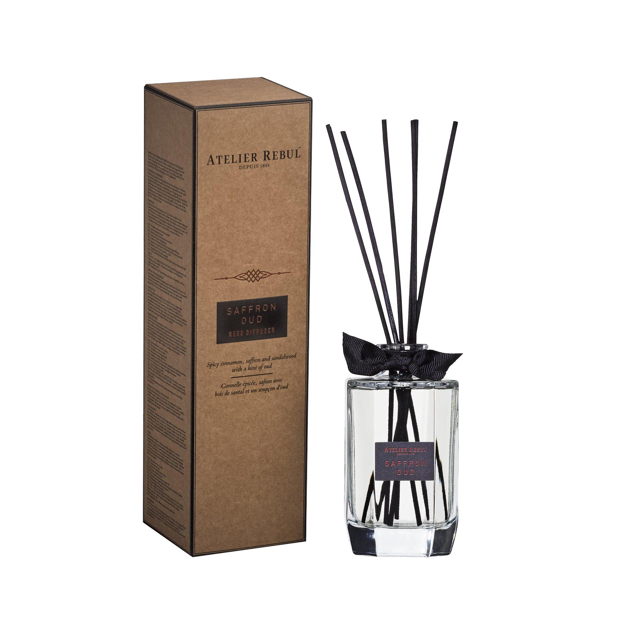 Saffron Oud Fragrance Sticks 200ml | Atelier Rebul Webshop