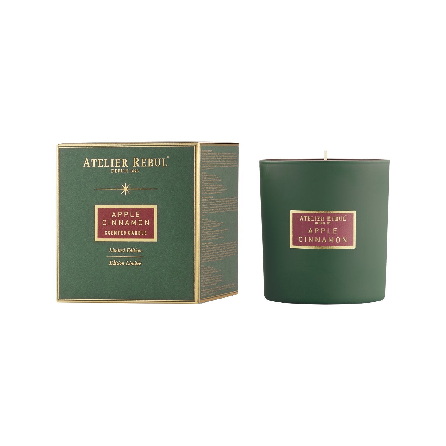 Atelier Rebul APPLE CINNAMON SCENTED CANDLE 210G - MeMeMe Gifts