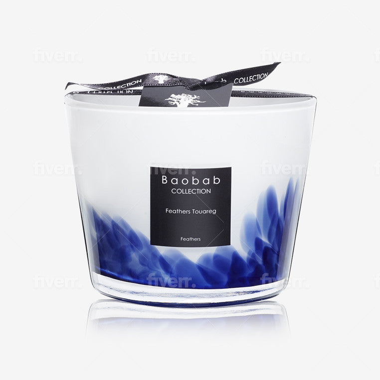 Baobab Feathers Touareg Scented Candle 10cm By Baobab - MeMeMe Gifts