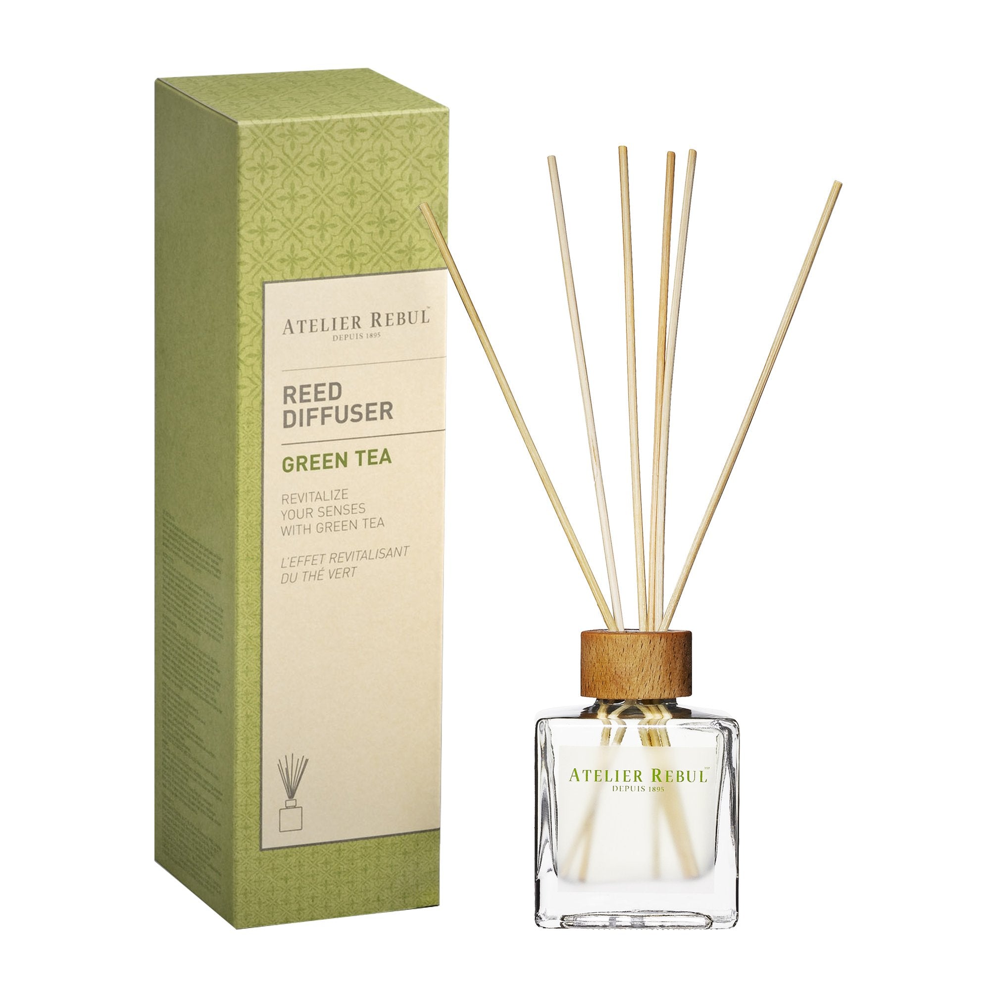 Green Tea Fragrance Sticks 120ml | Atelier Rebul Webshop
