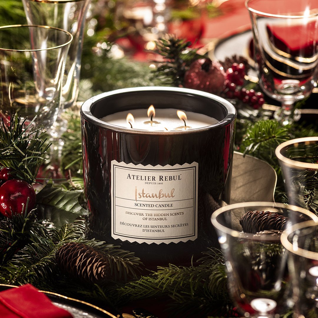 ATELIER REBUL ISTANBUL SCENTED CANDLE 950G - MeMeMe Gifts