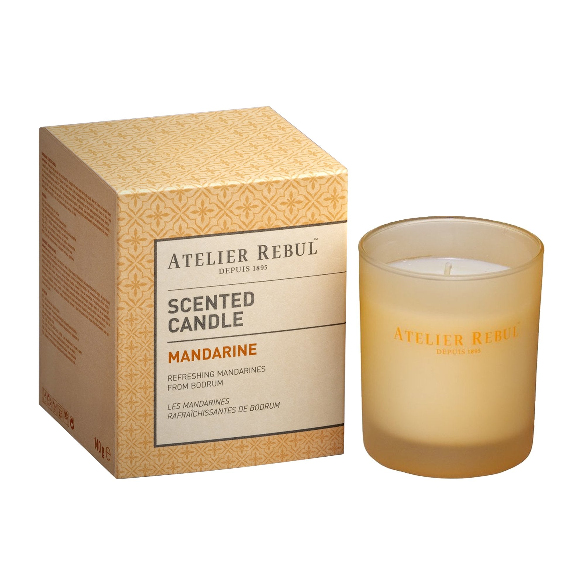 Mandarine Scented Candle 140g | Atelier Rebul Webshop
