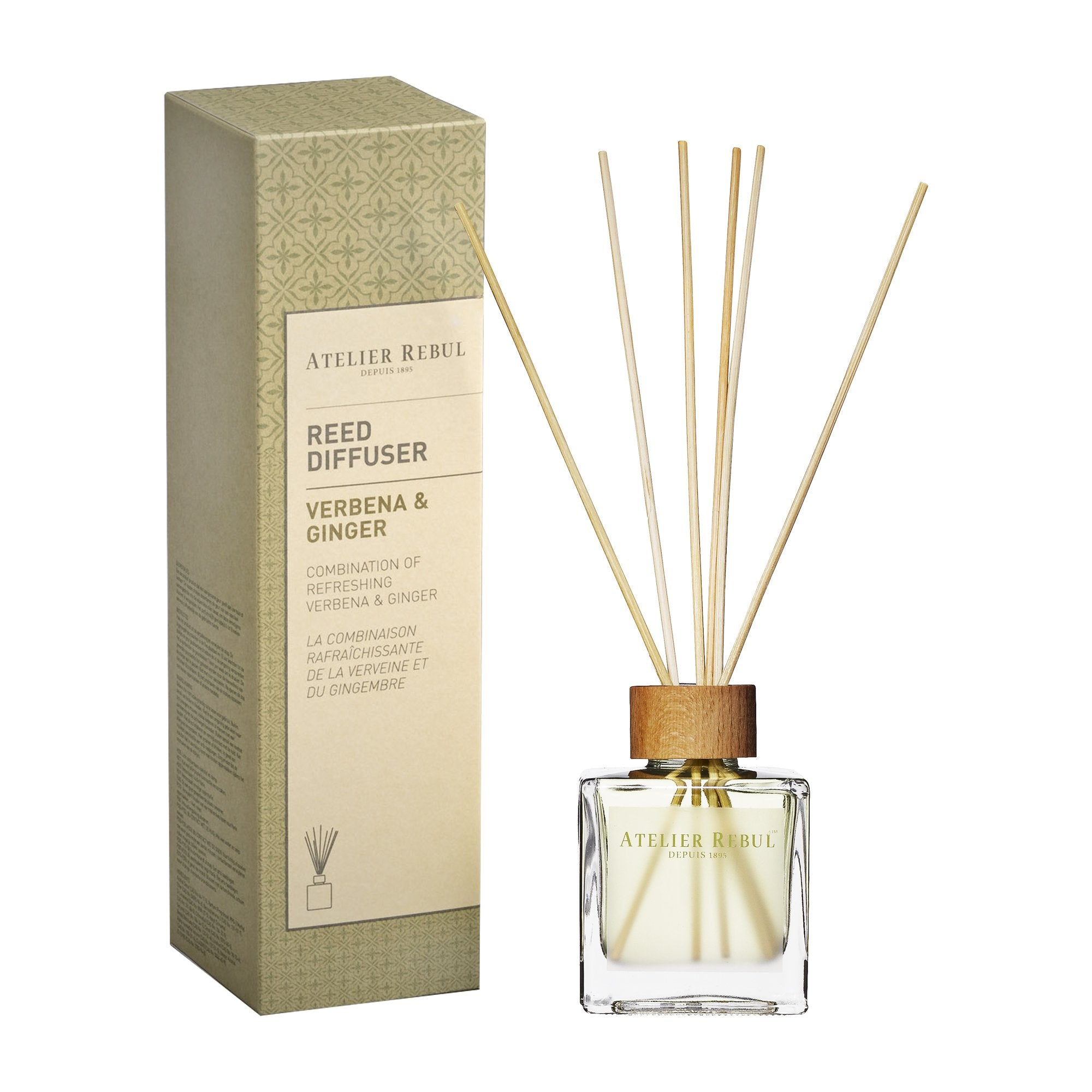 Verbena & Ginger Fragrance Sticks 120ml | Atelier Rebul Webshop
